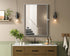 Elegant Lighting Amoura Metal Frame Mirror 27 Inch W x 36 Inch H in Silver Model: MR6H2736SIL