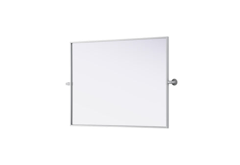 Elegant Lighting Amoura Metal Frame Mirror 27 Inch W x 36 Inch H in Silver Model: MR6H2736SIL