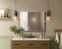 Elegant Lighting Amoura Metal Frame Mirror 27 Inch W x 36 Inch H in Silver Model: MR6H2736SIL