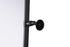 Elegant Lighting Amoura Metal Frame Mirror 30 Inch W x 36 Inch H in Black Model: MR6H3036BLK