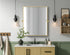 Elegant Lighting Amoura Metal Frame Mirror 30 Inch W x 36 Inch H in Brass Model: MR6H3036BRA