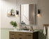 Elegant Lighting Amoura Metal Frame Mirror 30 Inch W x 36 Inch H in Silver Model: MR6H3036SIL