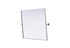 Elegant Lighting Amoura Metal Frame Mirror 30 Inch W x 36 Inch H in Silver Model: MR6H3036SIL