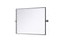 Elegant Lighting Amoura Metal Frame Mirror 40 Inch W x 30 Inch H in Black Model: MR6H4030BLK
