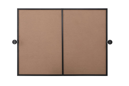 Elegant Lighting Amoura Metal Frame Mirror 40 Inch W x 30 Inch H in Black Model: MR6H4030BLK