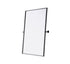 Elegant Lighting Amoura Metal Frame Mirror 40 Inch W x 30 Inch H in Black Model: MR6H4030BLK