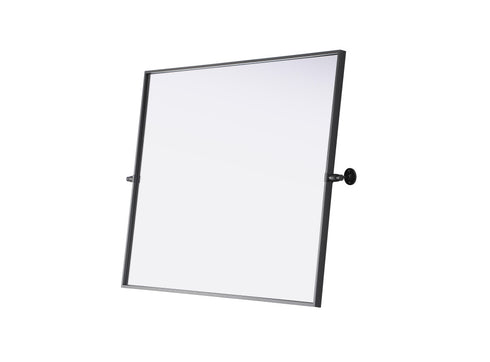 Elegant Lighting Amoura Metal Frame Mirror 40 Inch W x 30 Inch H in Black Model: MR6H4030BLK