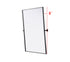 Elegant Lighting Amoura Metal Frame Mirror 40 Inch W x 30 Inch H in Black Model: MR6H4030BLK