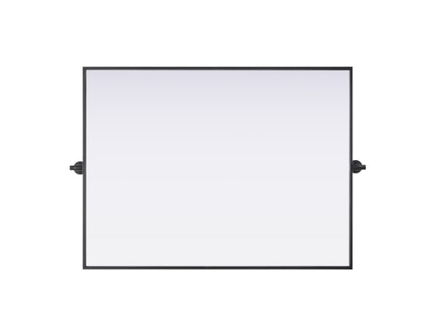 Elegant Lighting Amoura Metal Frame Mirror 40 Inch W x 30 Inch H in Black Model: MR6H4030BLK