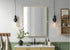 Elegant Lighting Amoura Metal Frame Mirror 40 Inch W x 30 Inch H in Brass Model: MR6H4030BRA