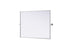 Elegant Lighting Amoura Metal Frame Mirror 40 Inch W x 30 Inch H in Silver Model: MR6H4030SIL
