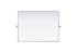Elegant Lighting Amoura Metal Frame Mirror 40 Inch W x 30 Inch H in Silver Model: MR6H4030SIL