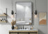 Elegant Lighting Amoura Metal Frame Mirror 48 Inch W x 30 Inch H in Black Model: MR6H4830BLK