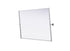 Elegant Lighting Amoura Metal Frame Mirror 48 Inch W x 30 Inch H in Silver Model: MR6H4830SIL