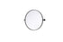 Elegant Lighting Amoura Metal Frame Round Mirror D24 Inch in Black Model: MR6G24BLK