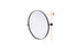 Elegant Lighting Amoura Metal Frame Round Mirror D24 Inch in Black Model: MR6G24BLK