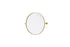Elegant Lighting Amoura Metal Frame Round Mirror D24 Inch in Brass Model: MR6G24BRA
