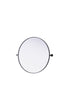 Elegant Lighting Amoura Metal Frame Round Mirror D30 Inch in Black Model: MR6G30BLK