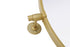 Elegant Lighting Amoura Metal Frame Round Mirror D30 Inch in Brass Model: MR6G30BRA