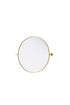 Elegant Lighting Amoura Metal Frame Round Mirror D30 Inch in Brass Model: MR6G30BRA