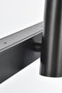Elegant Lighting Ari 12 Light Pendant L48 Inch H36 Inch L12 Black in Black and Clear Finish Model: 2085L6BK
