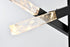 Elegant Lighting Ari 6 Light Pendant L48 Inch H19 Inch L6 Black in Black and Clear Finish Model: 2085L3BK