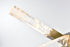 Elegant Lighting Ari 6 Light Pendant L48 Inch H19 Inch L6 Satin Gold in Satin Gold and Clear Finish Model: 2085L3SG