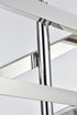 Elegant Lighting Ari 8 Light Pendant L48 Inch H22 Inch L8 Chrome in Chrome and Clear Finish Model: 2085L4C
