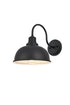 Elegant Lighting Aron 1 Light Wall Sconce W9.5 Inch xH11 Inch xE14 Inch in Black Model: OD801W11BK