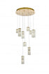 Elegant Lighting Aston 24 inch LED Pendant in Chrome Model: 3680D9C