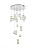 Elegant Lighting Aston 32 inch LED Pendant in Chrome Model: 3680D32C