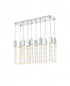 Elegant Lighting Aurora 42 inch Pendant in Satin Gold in Satin Gold and Clear Finish Model: 2088D42SG
