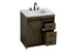 Elegant Lighting Austin Vanity Cabinet 1Dr 2Dw 30 Inch x34 Inch x22 Inch in Expresso Model: VF90530EX