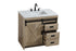 Elegant Lighting Austin Vanity Cabinet 1Dr 2Dw 36 Inch x34 Inch x22 Inch in Natural Oak Model: VF90536NT