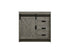 Elegant Lighting Austin Vanity Cabinet 1Dr 2Dw 36 Inch x34 Inch x22 Inch in Rustic Grey Model: VF90536RG
