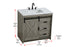 Elegant Lighting Austin Vanity Cabinet 1Dr 2Dw 36 Inch x34 Inch x22 Inch in Rustic Grey Model: VF90536RG