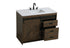 Elegant Lighting Austin Vanity Cabinet 1Dr 2Dw 42 Inch x34 Inch x22 Inch in Expresso Model: VF90542EX