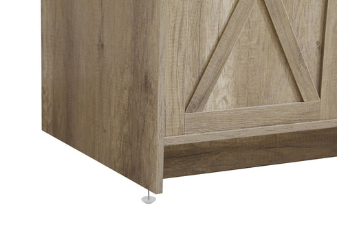 Elegant Lighting Austin Vanity Cabinet 1Dr 2Dw 42 Inch x34 Inch x22 Inch in Natural Oak Model: VF90542NT