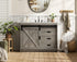 Elegant Lighting Austin Vanity Cabinet 1Dr 2Dw 42 Inch x34 Inch x22 Inch in Rustic Grey Model: VF90542RG