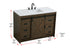 Elegant Lighting Austin Vanity Cabinet 1Dr 4Dw 48 Inch x34 Inch x22 Inch in Expresso Model: VF90548EX
