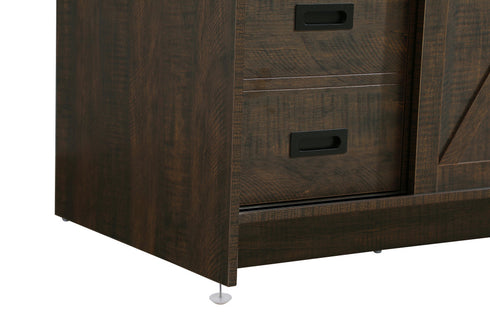 Elegant Lighting Austin Vanity Cabinet 1Dr 4Dw 48 Inch x34 Inch x22 Inch in Expresso Model: VF90548EX