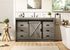 Elegant Lighting Austin Vanity Cabinet 1Dr 4Dw 54 Inch x34 Inch x22 Inch in Rustic Grey Model: VF90554RG