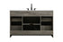 Elegant Lighting Austin Vanity Cabinet 1Dr 4Dw 54 Inch x34 Inch x22 Inch in Rustic Grey Model: VF90554RG