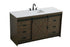 Elegant Lighting Austin Vanity Cabinet 1Dr 4Dw 60 Inch x34 Inch x22 Inch in Expresso Model: VF90560EX