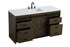Elegant Lighting Austin Vanity Cabinet 1Dr 4Dw 60 Inch x34 Inch x22 Inch in Expresso Model: VF90560EX
