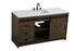 Elegant Lighting Austin Vanity Cabinet 1Dr 4Dw 60 Inch x34 Inch x22 Inch in Expresso Model: VF90560EX