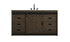 Elegant Lighting Austin Vanity Cabinet 1Dr 4Dw 60 Inch x34 Inch x22 Inch in Expresso Model: VF90560EX