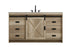 Elegant Lighting Austin Vanity Cabinet 1Dr 4Dw 60 Inch x34 Inch x22 Inch in Natural Oak Model: VF90560NT