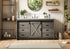Elegant Lighting Austin Vanity Cabinet 1Dr 4Dw 60 Inch x34 Inch x22 Inch in Rustic Grey Model: VF90560RG
