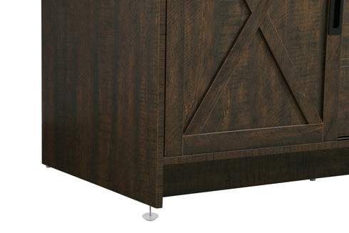 Elegant Lighting Austin Vanity Cabinet 2Dr 2Dw 54 Inch x34 Inch x22 Inch in Expresso Model: VF90554DEX